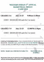 Boys Basketball Camp Flyer