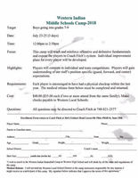 Boys 7-9 Registration