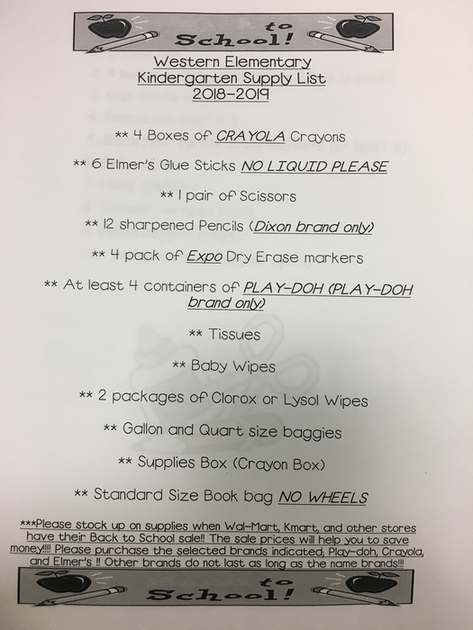 western local school district